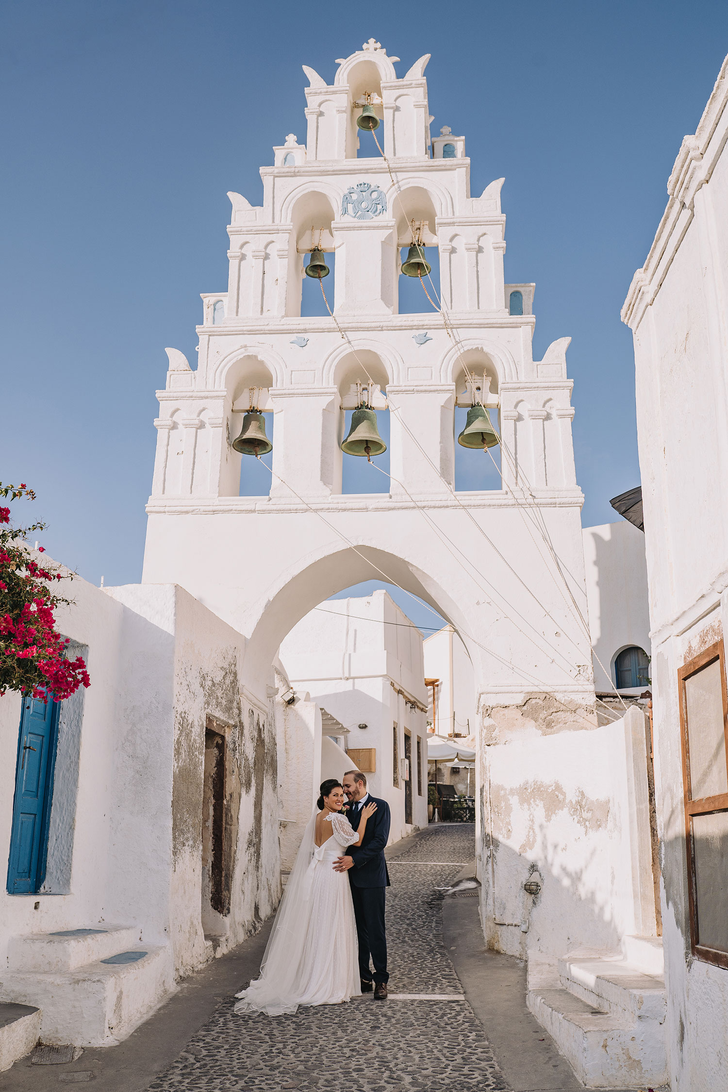 Casamento de Thais e Rodolfo em Santorini