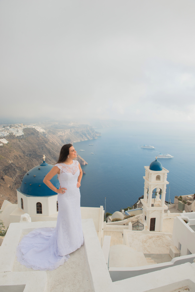 Fotografia do arquivo de Casamento em Santorini