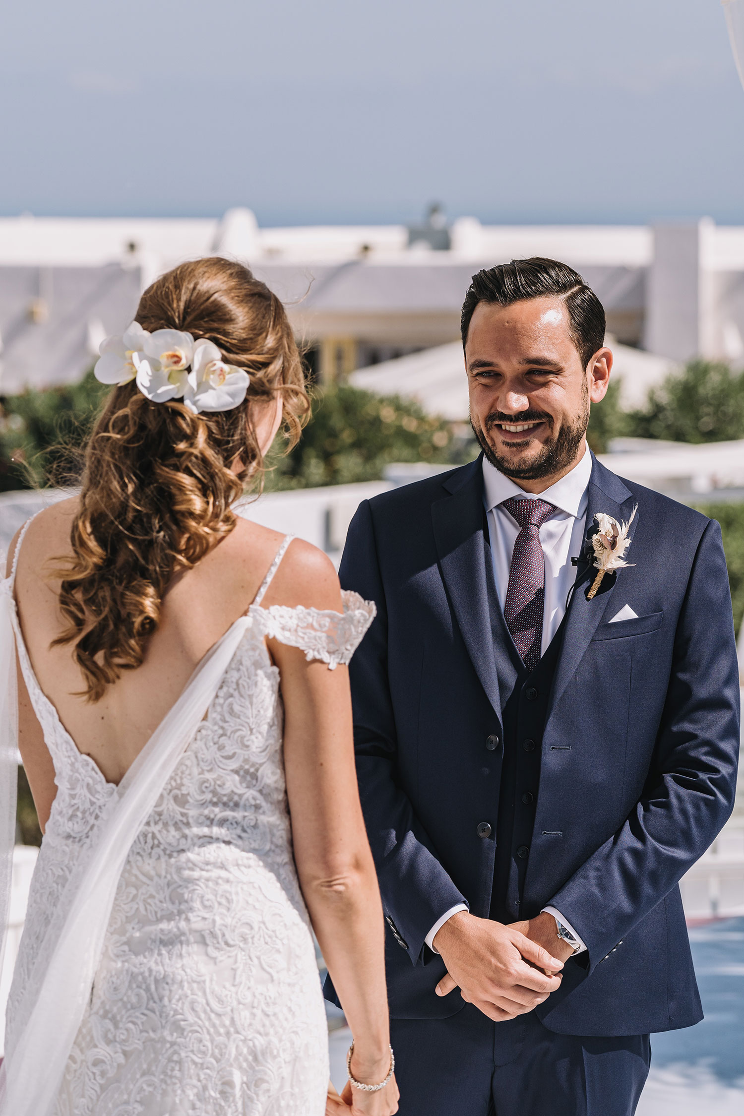 Casamento de Thais e Rodolfo em Santorini