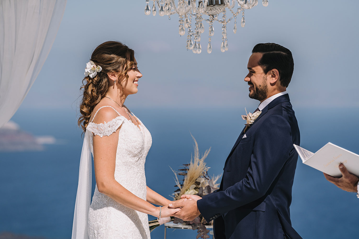 Casamento de Thais e Rodolfo em Santorini