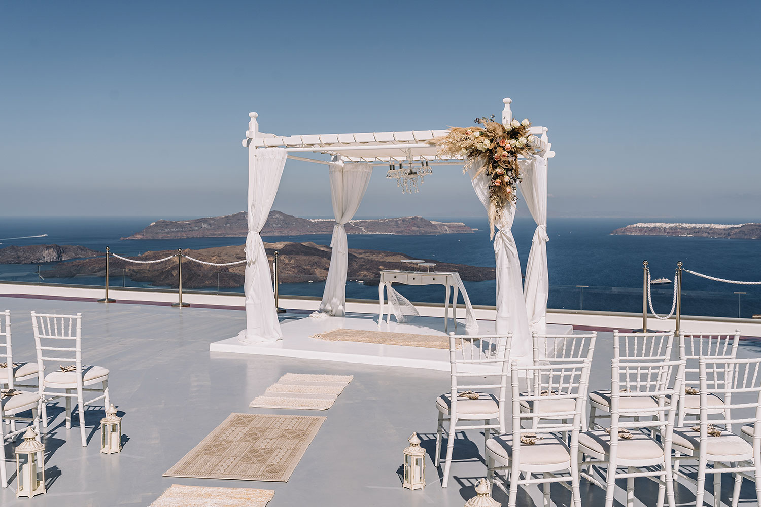 Casamento de Thais e Rodolfo em Santorini