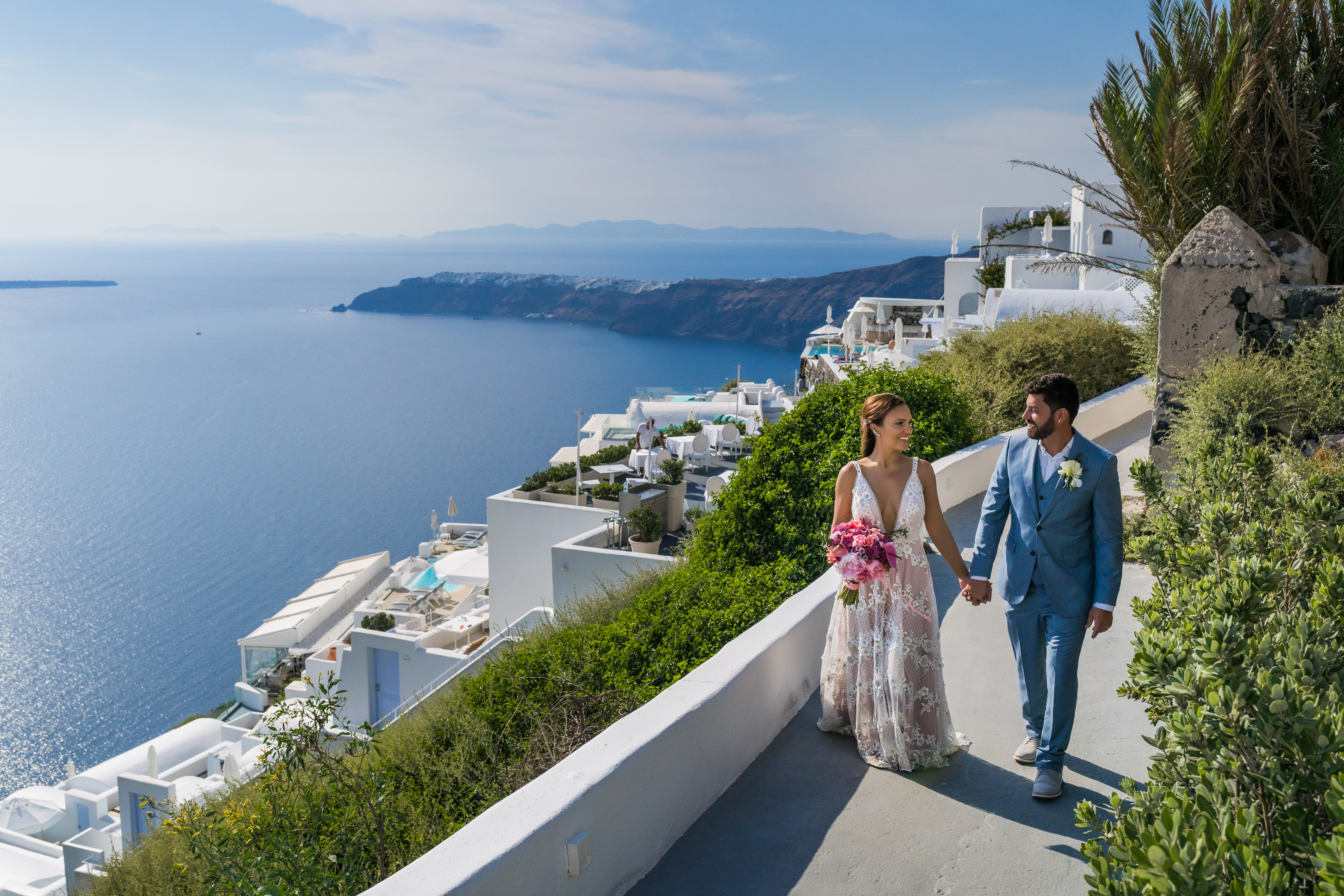 Casamento de Natália e Tiago em Santorini