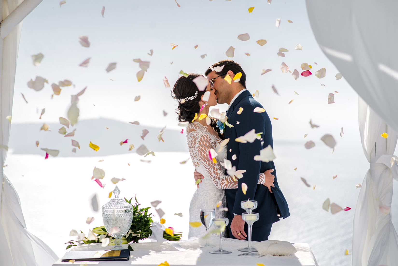 Casamento de Brunna e Rodrigo em Santorini