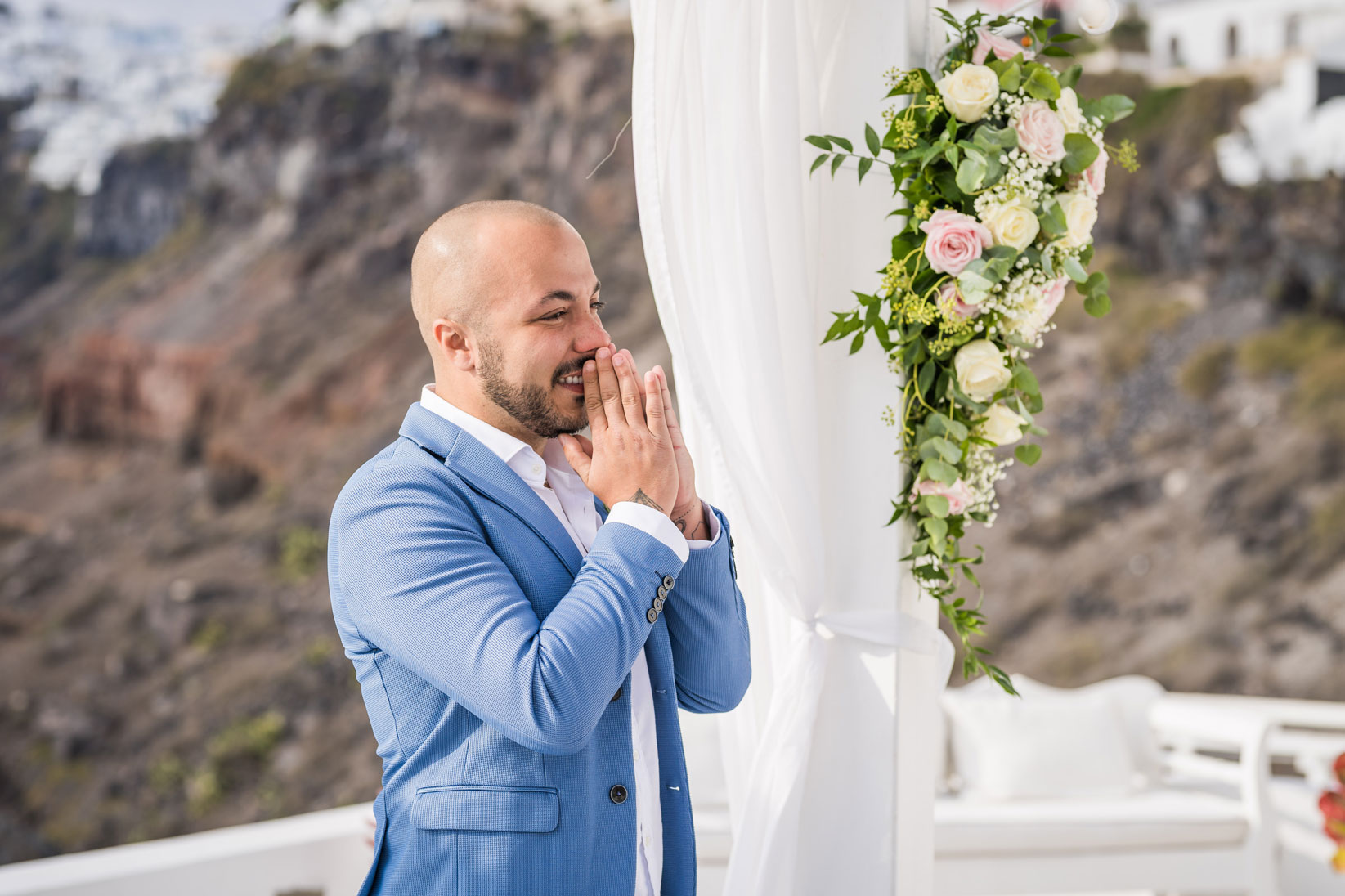 Casamento de Vanessa e Gabriel em Santorini