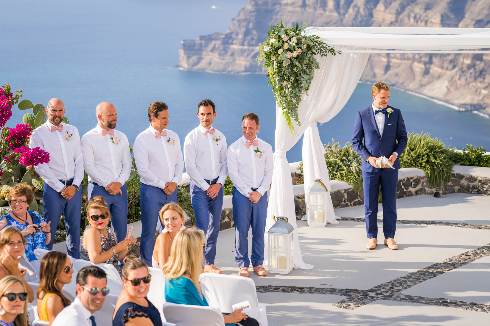 Casamento de Elly e Nick em Santorini