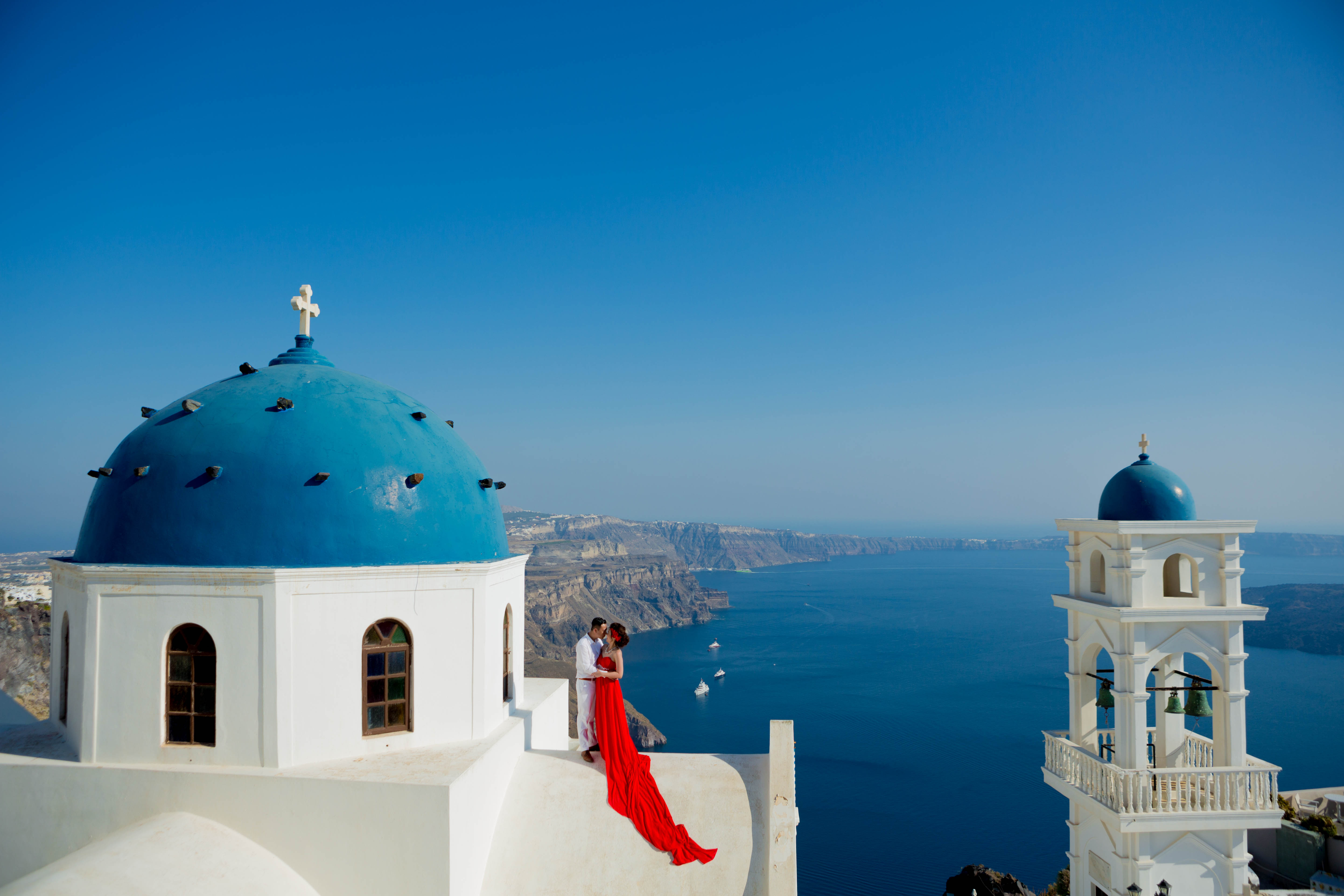 Fotografia do arquivo de Casamento em Santorini