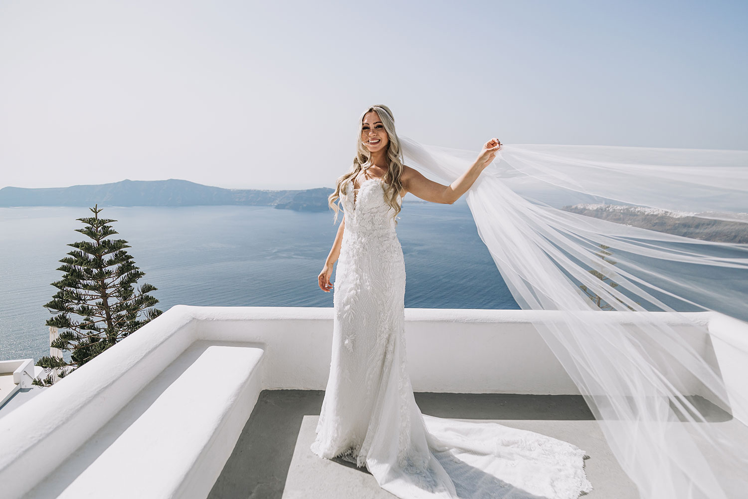Casamento de Thais e Rodolfo em Santorini