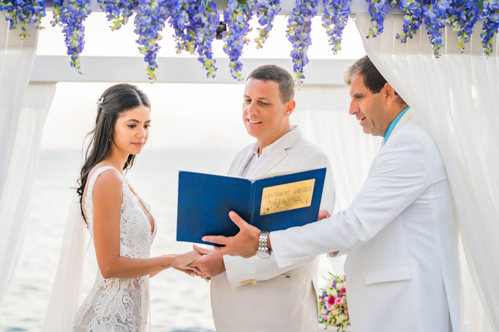Casamento de Nathane e Vinicius em Santorini