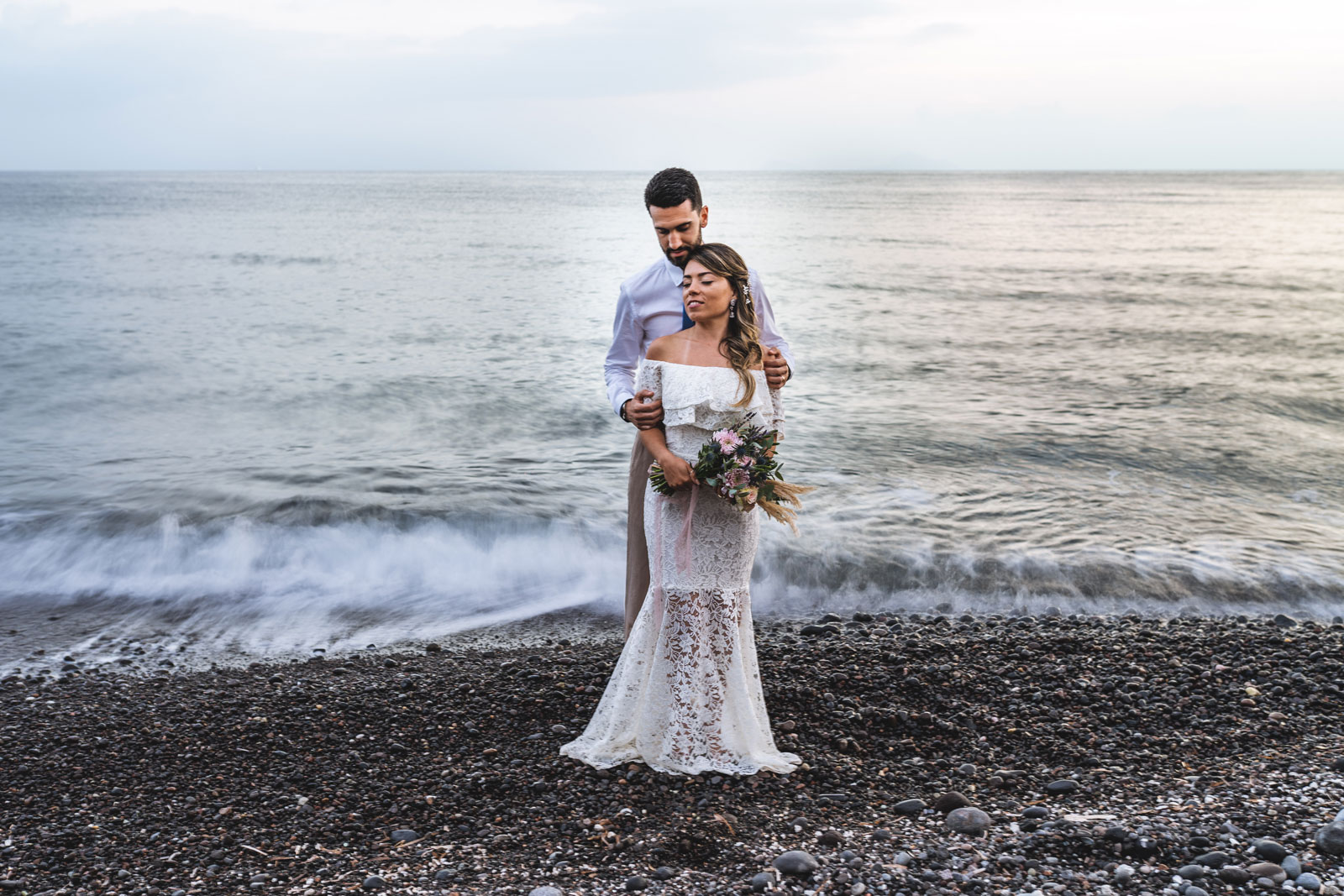 Casamento de Laura e Gabriel em Santorini