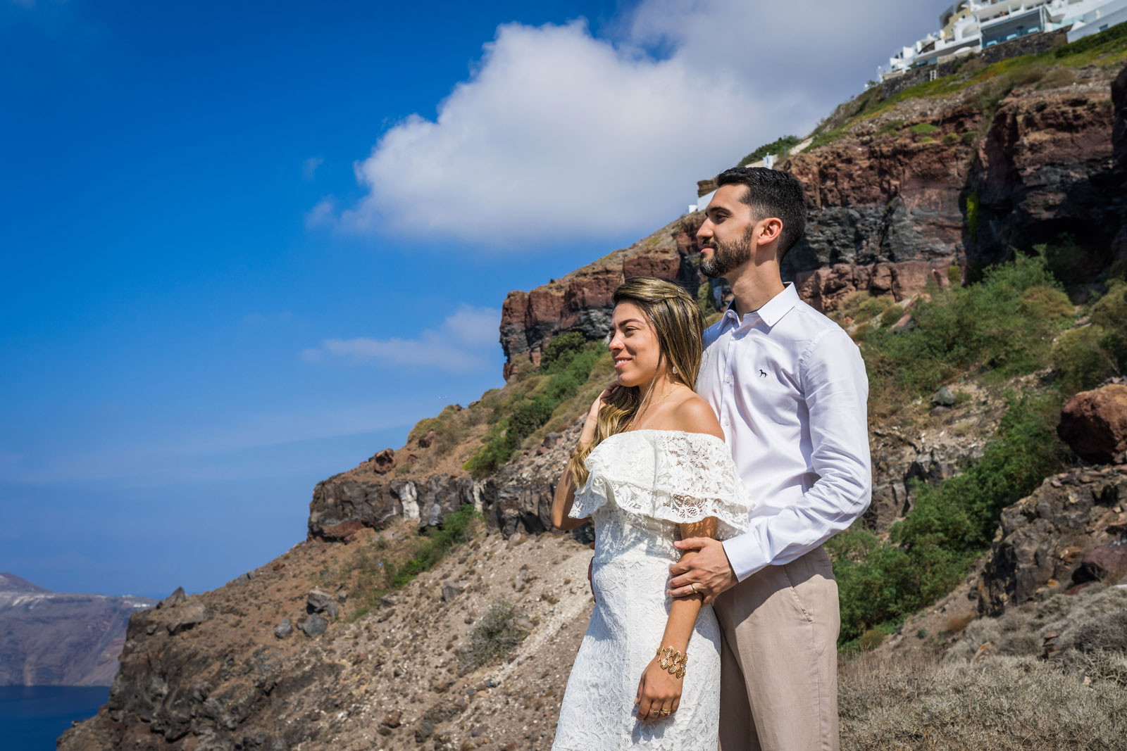 Casamento de Laura e Gabriel em Santorini