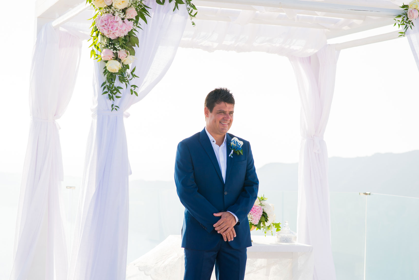 Casamento de Simone e Paulo em Santorini