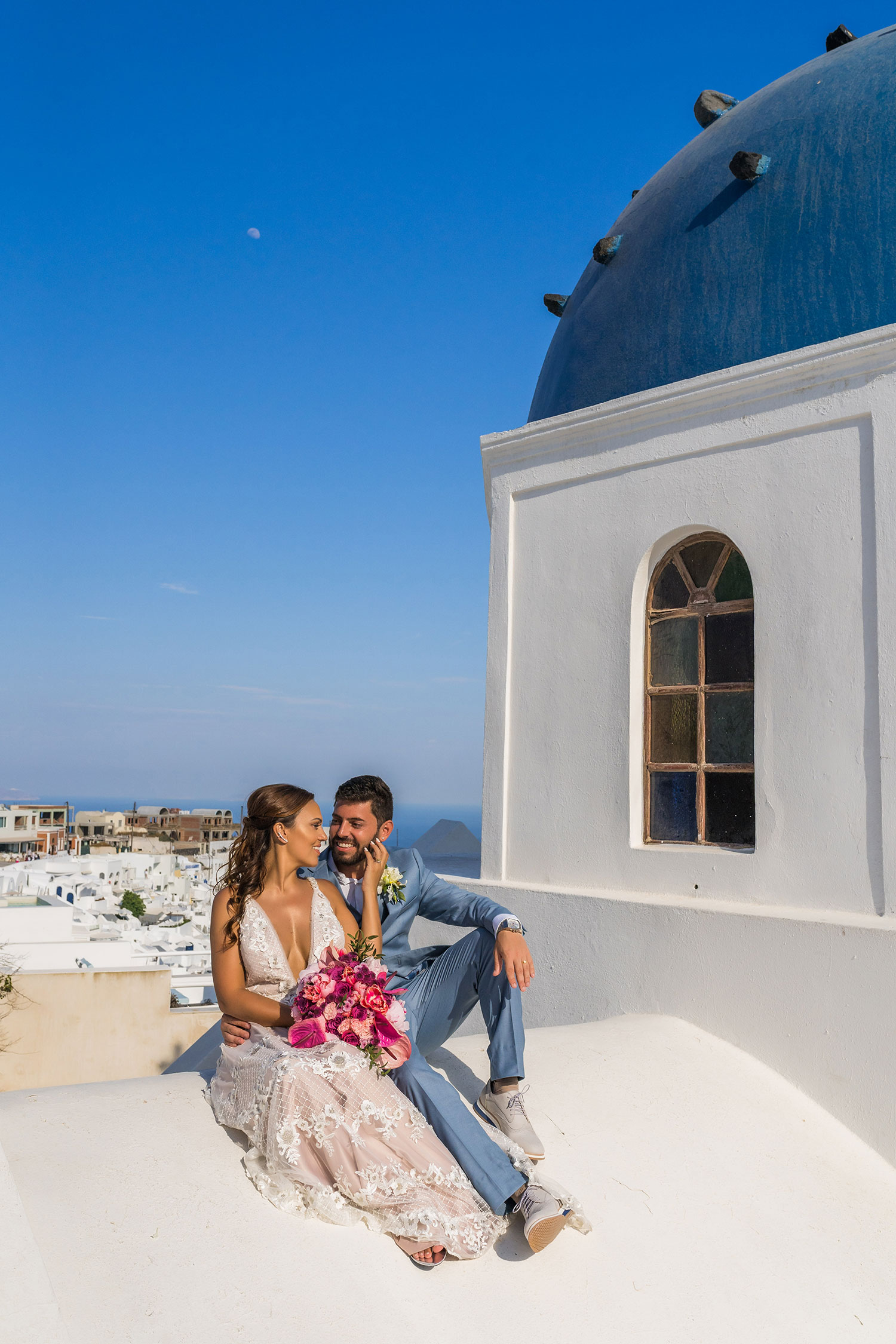 Casamento de Natália e Tiago em Santorini