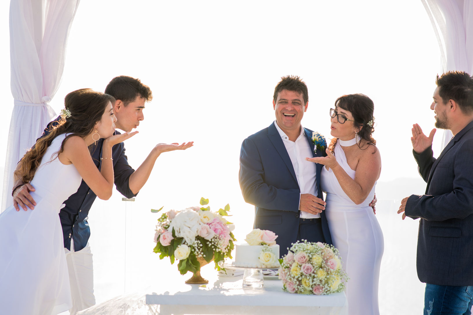 Casamento de Simone e Paulo em Santorini