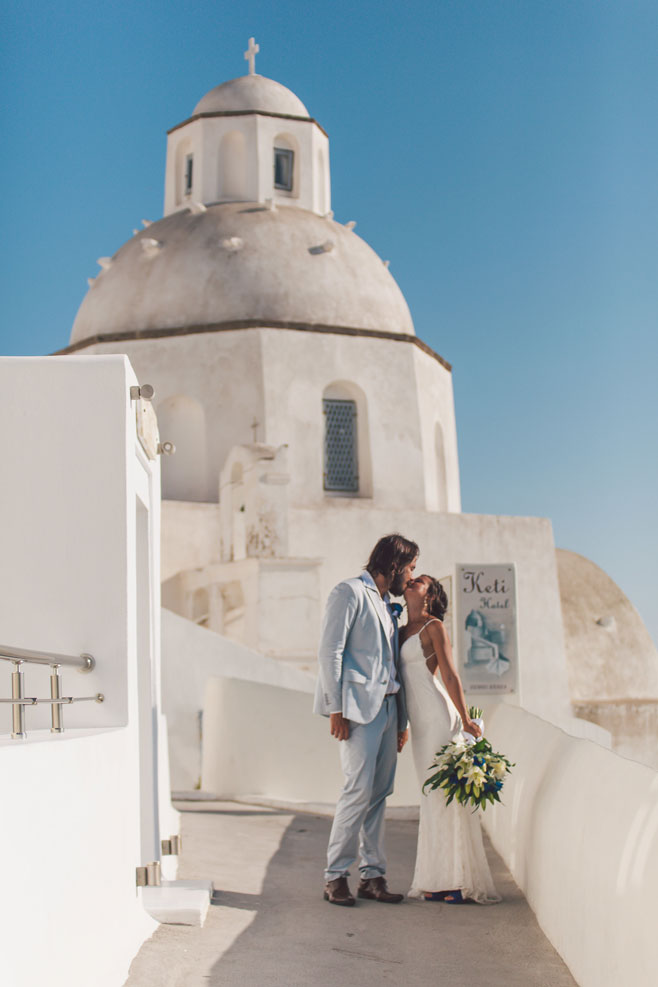Casamento de Amanda e Vitor em Santorini