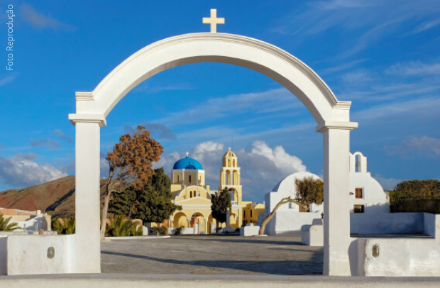Fotografia do arquivo de Casamento em Santorini
