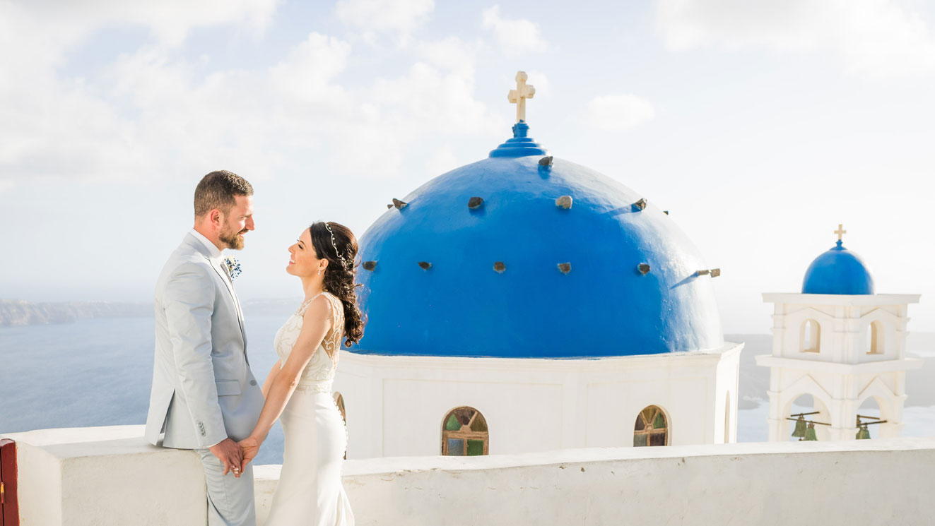 Casamento de Viviane e Matheus em Santorini