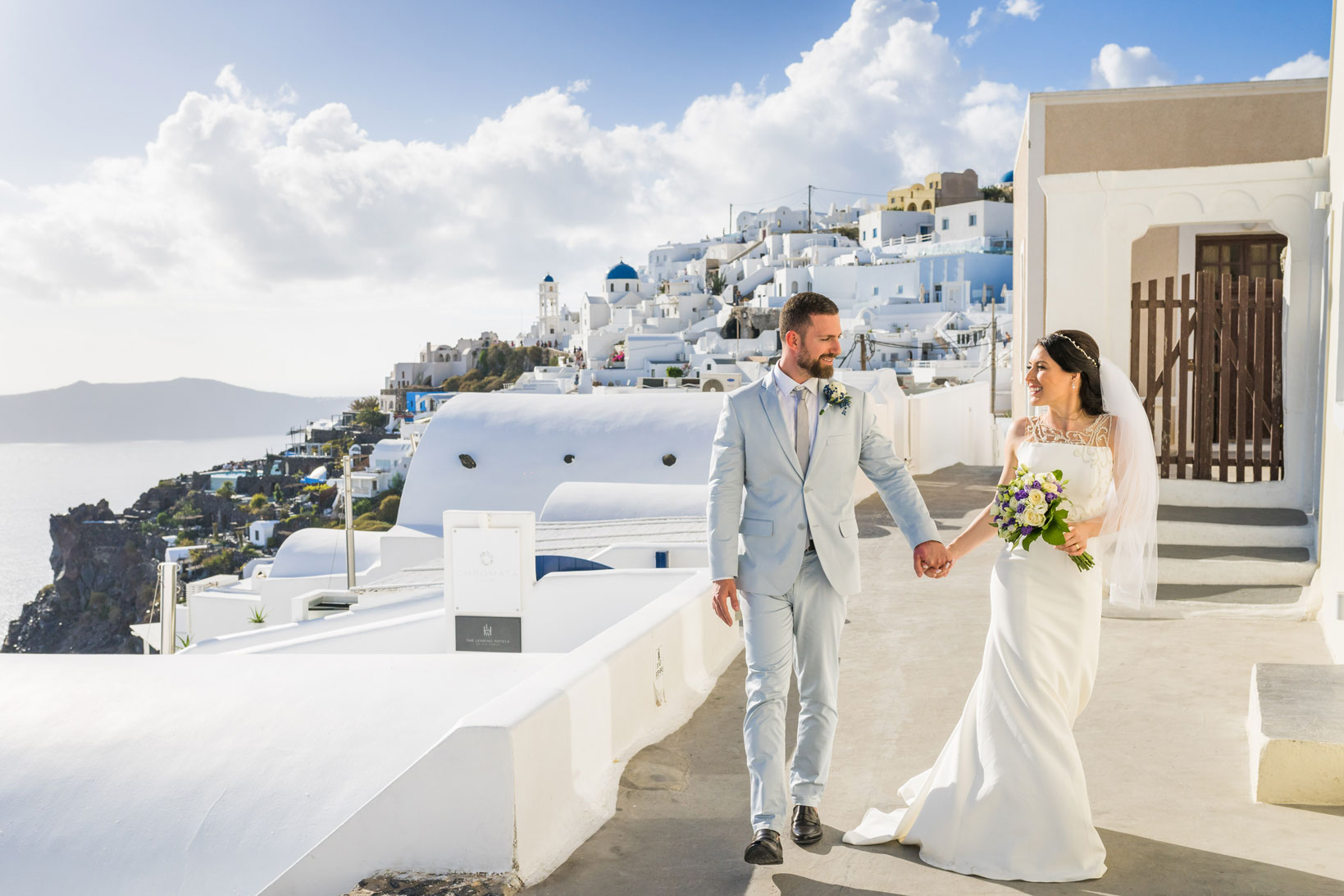 Casamento de Viviane e Matheus em Santorini
