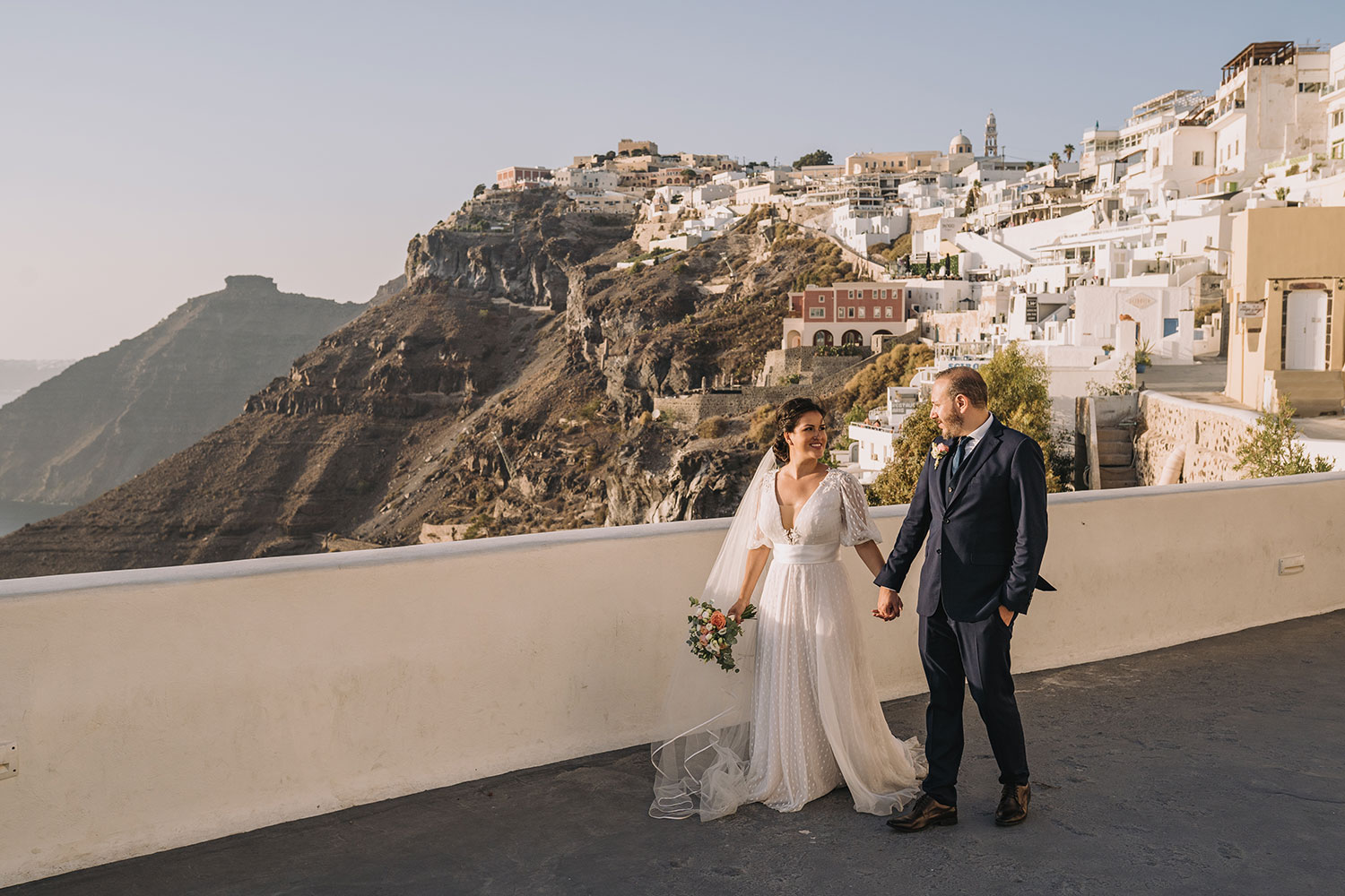 Casamento de Thais e Rodolfo em Santorini