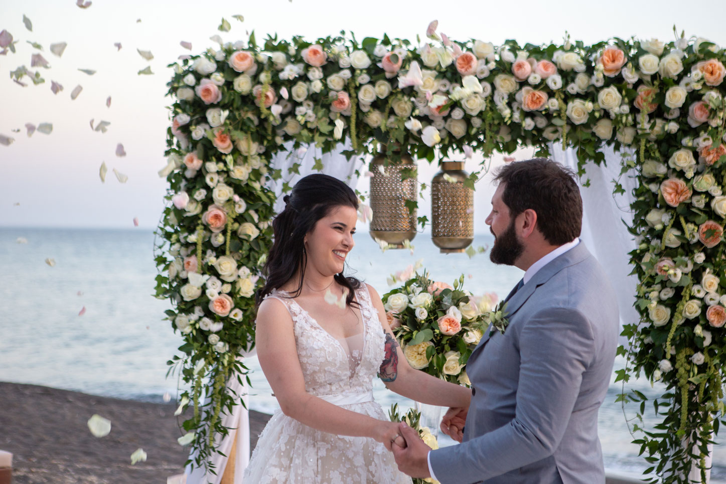 Casamento de Andrea e Andre em Santorini