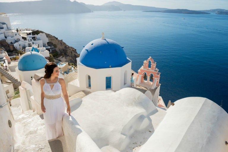 Fotografia do arquivo de Casamento em Santorini
