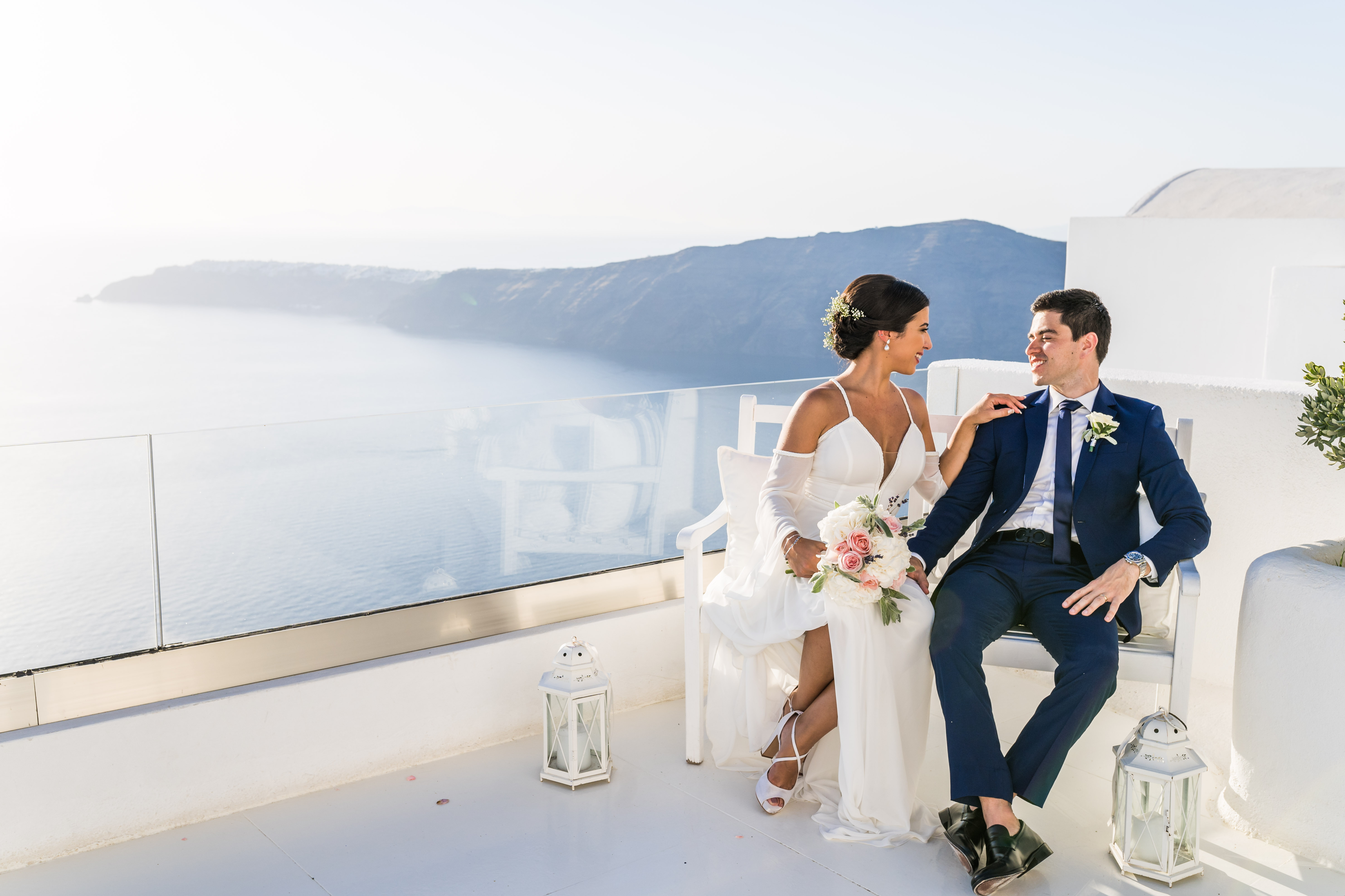 Casamento de Anelize e Fabio em Santorini