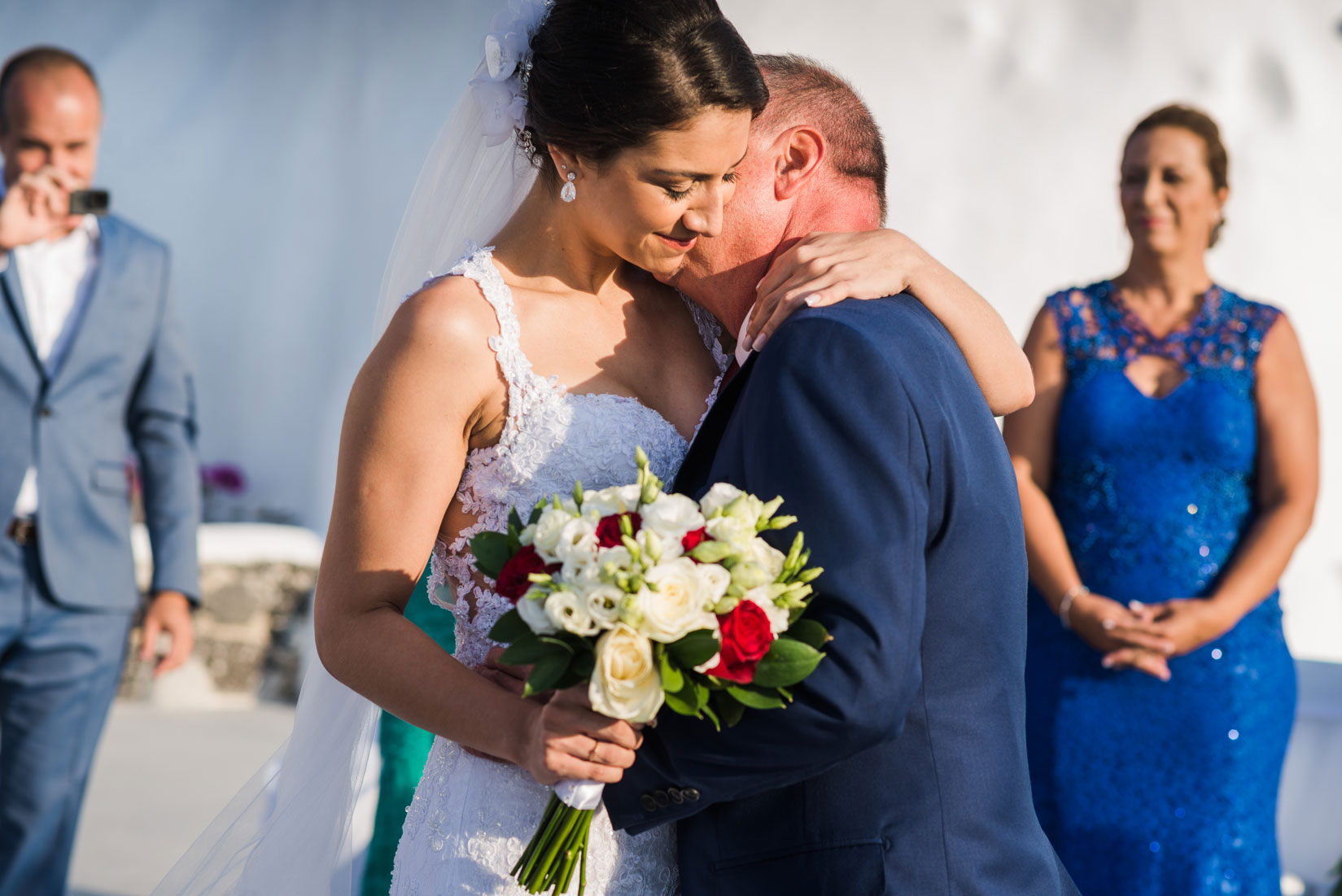 Casamento de Juliana e Antonio em Santorini