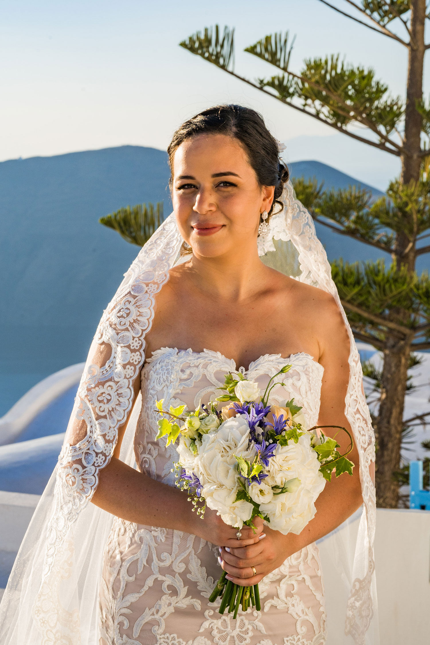 Casamento de Elizabeth e Victor em Santorini