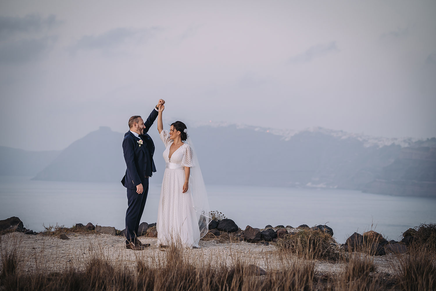 Casamento de Thais e Rodolfo em Santorini
