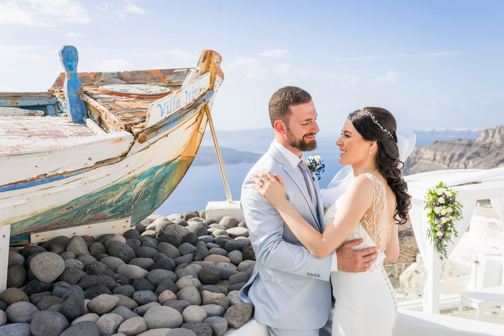 Casamento de Viviane e Matheus em Santorini
