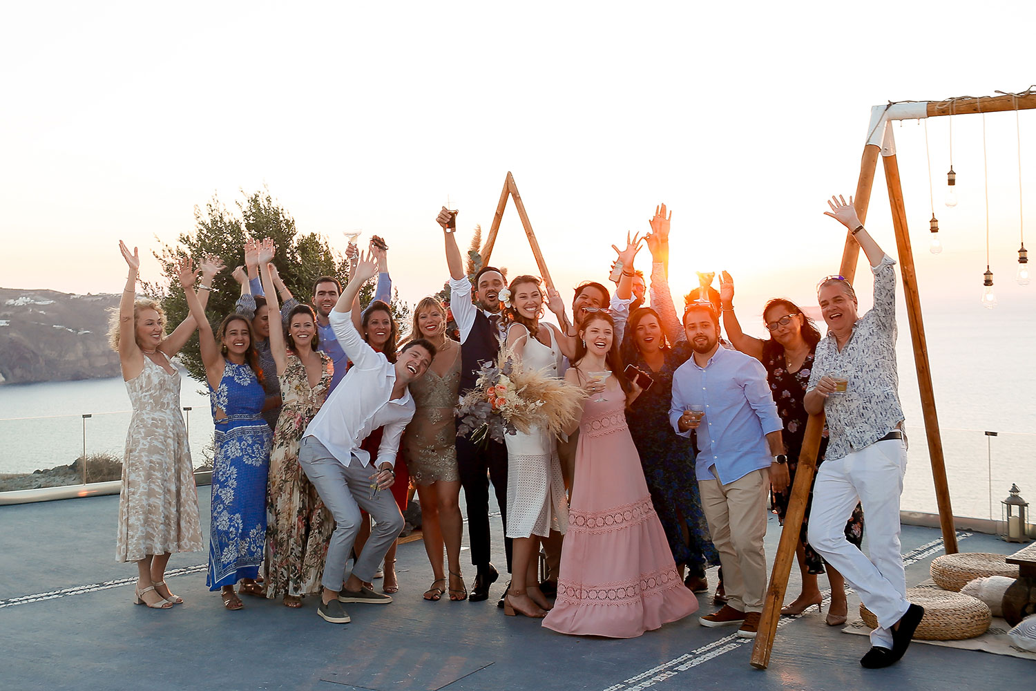 Casamento de Thais e Rodolfo em Santorini