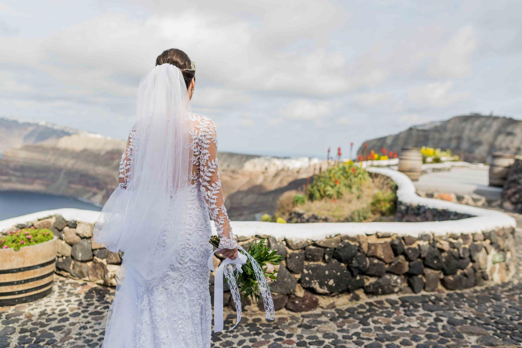 Casamento de Fernanda e Marcelo em Santorini