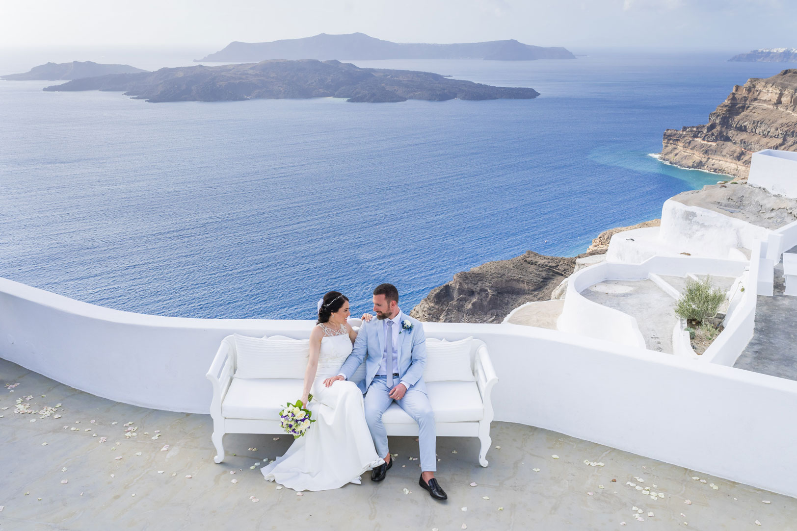 Casamento de Viviane e Matheus em Santorini