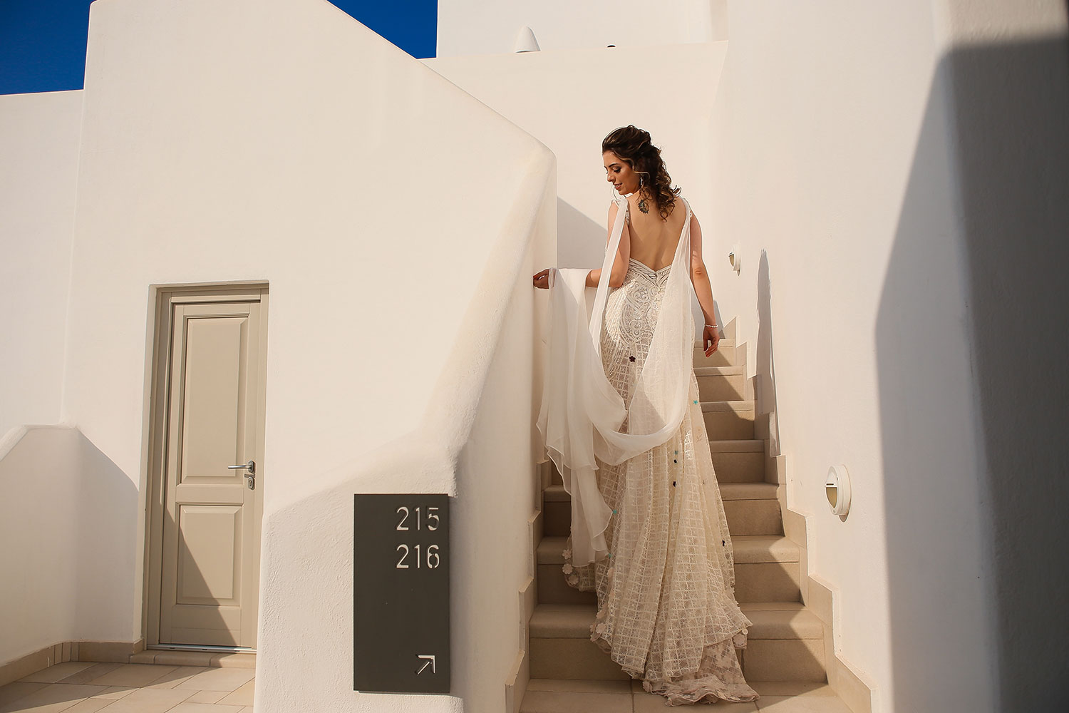 Casamento de Daniele e Max em Santorini