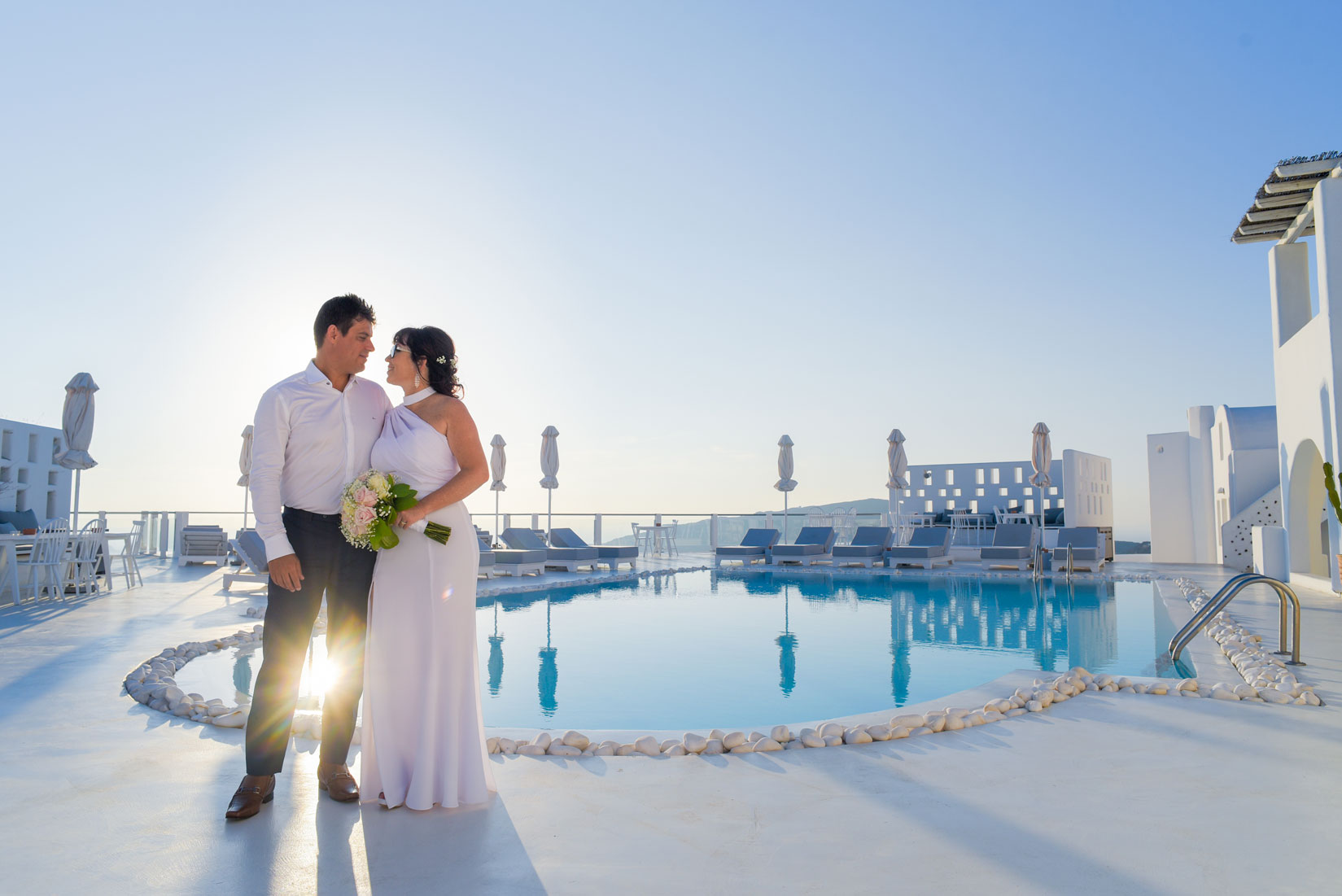 Casamento de Simone e Paulo em Santorini