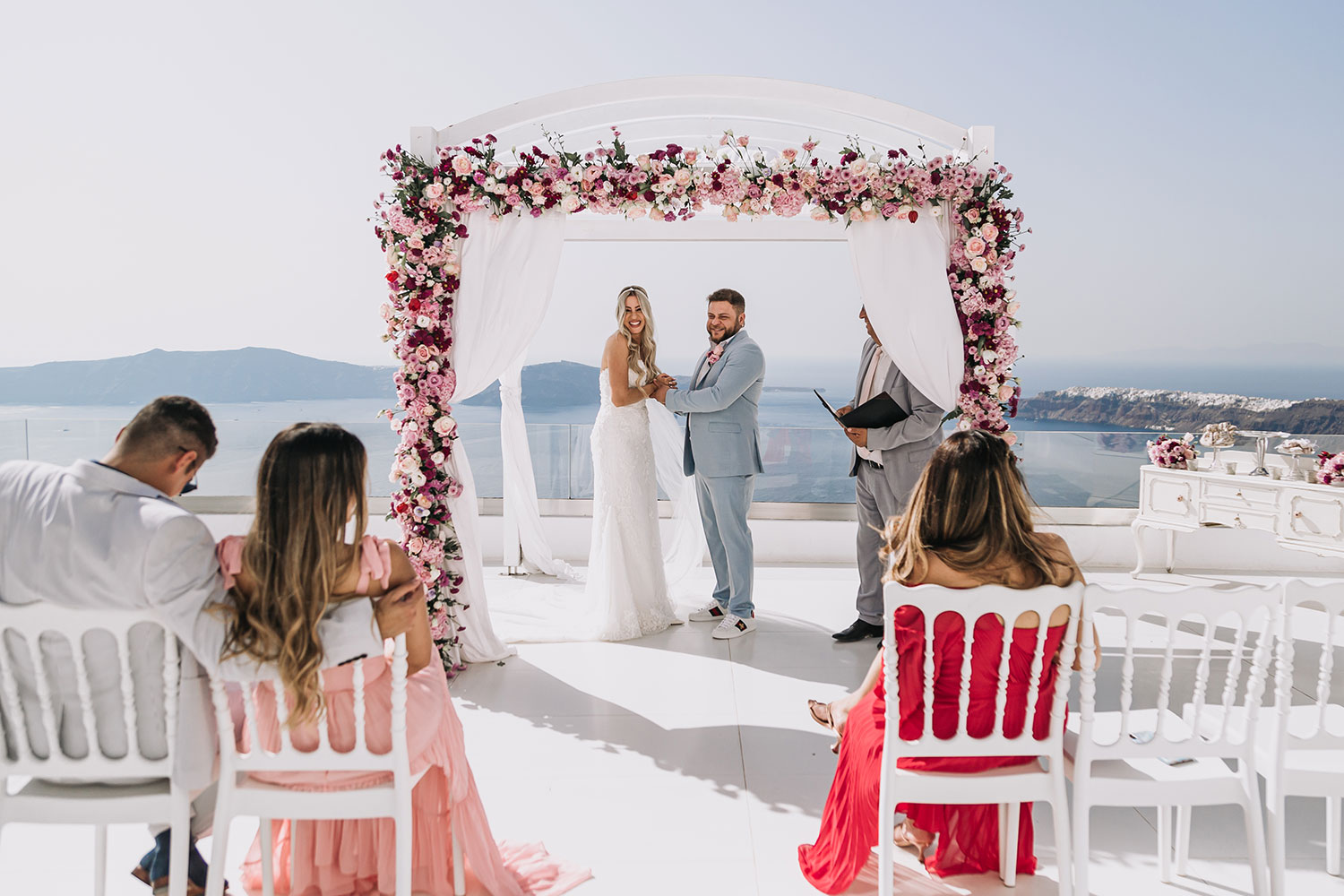 Casamento de Thais e Rodolfo em Santorini
