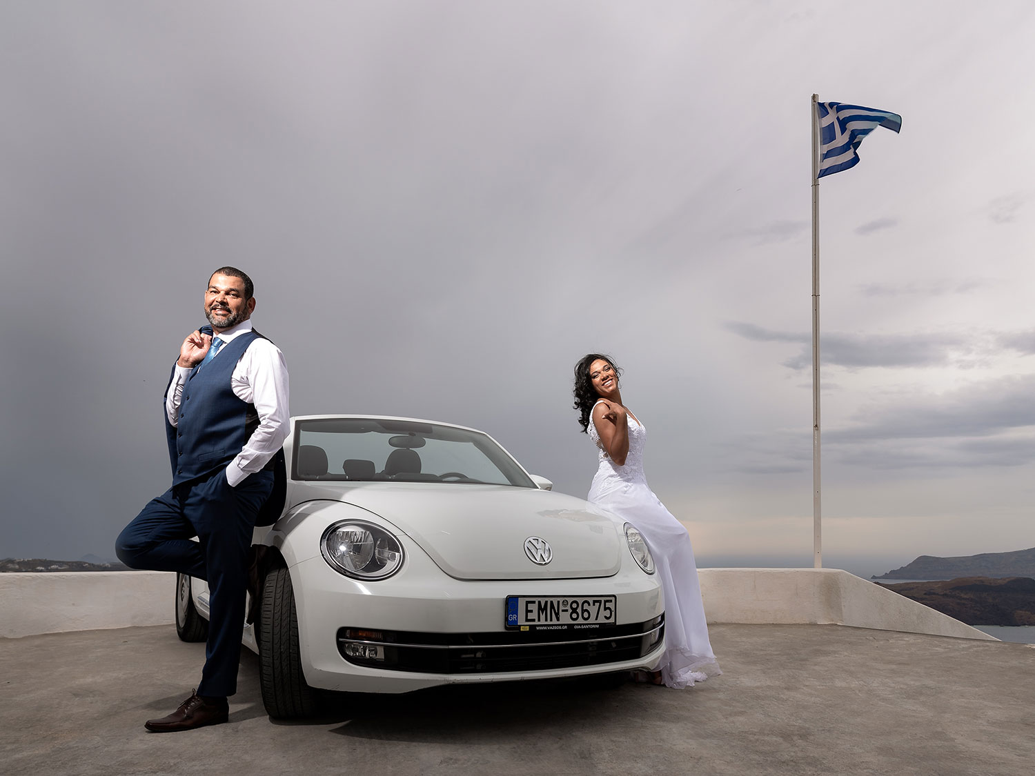 Casamento de Ana Paula e Márcio em Santorini