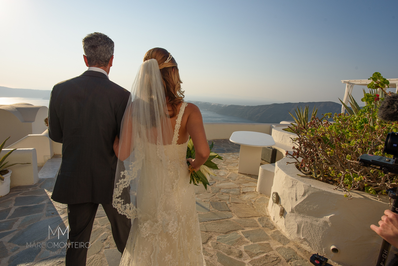 Casamento de Eduarda e Gabriel em Santorini