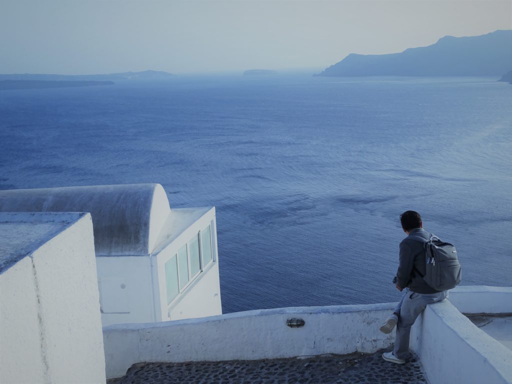 Vida em Santorini Grécia
