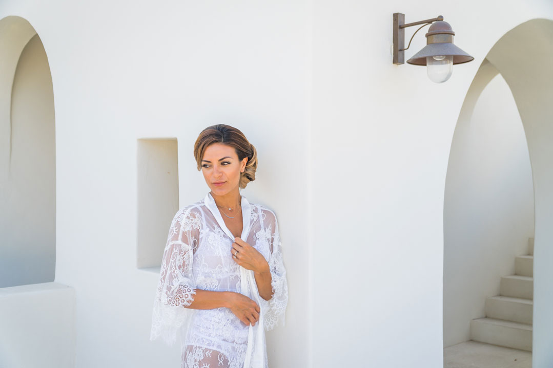 Casamento de Elly e Nick em Santorini