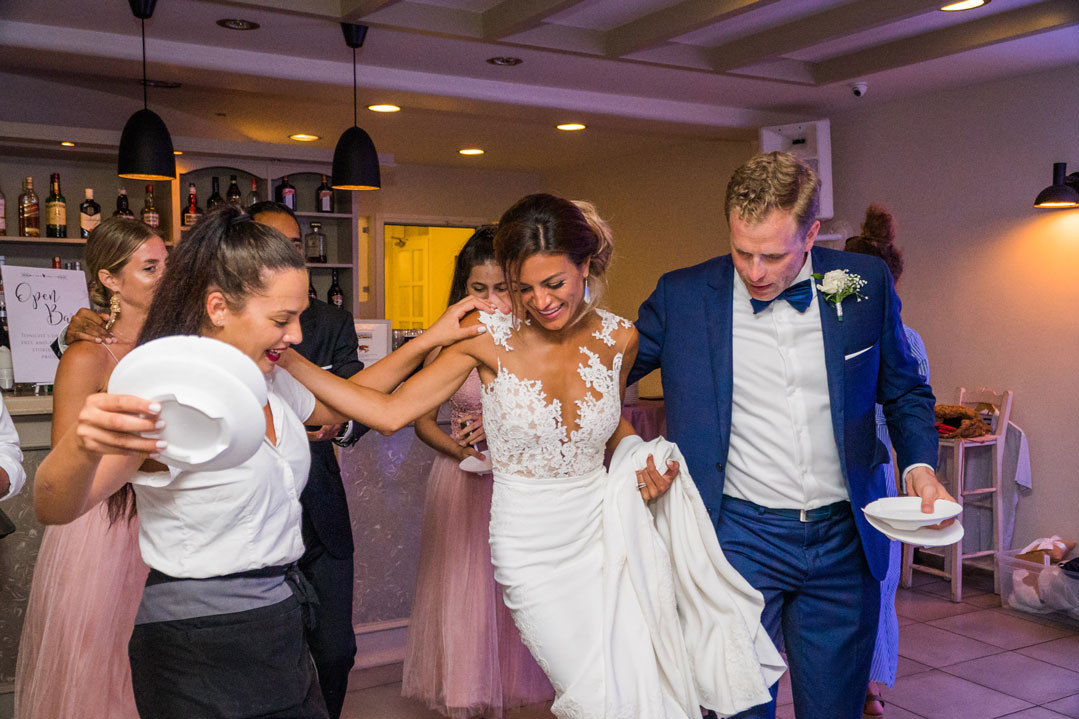 Casamento de Elly e Nick em Santorini
