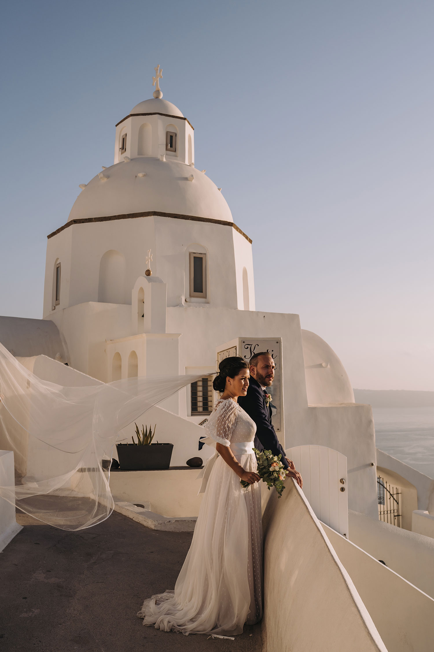 Casamento de Thais e Rodolfo em Santorini
