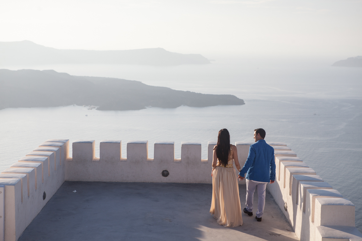 Fotografia do arquivo de Casamento em Santorini