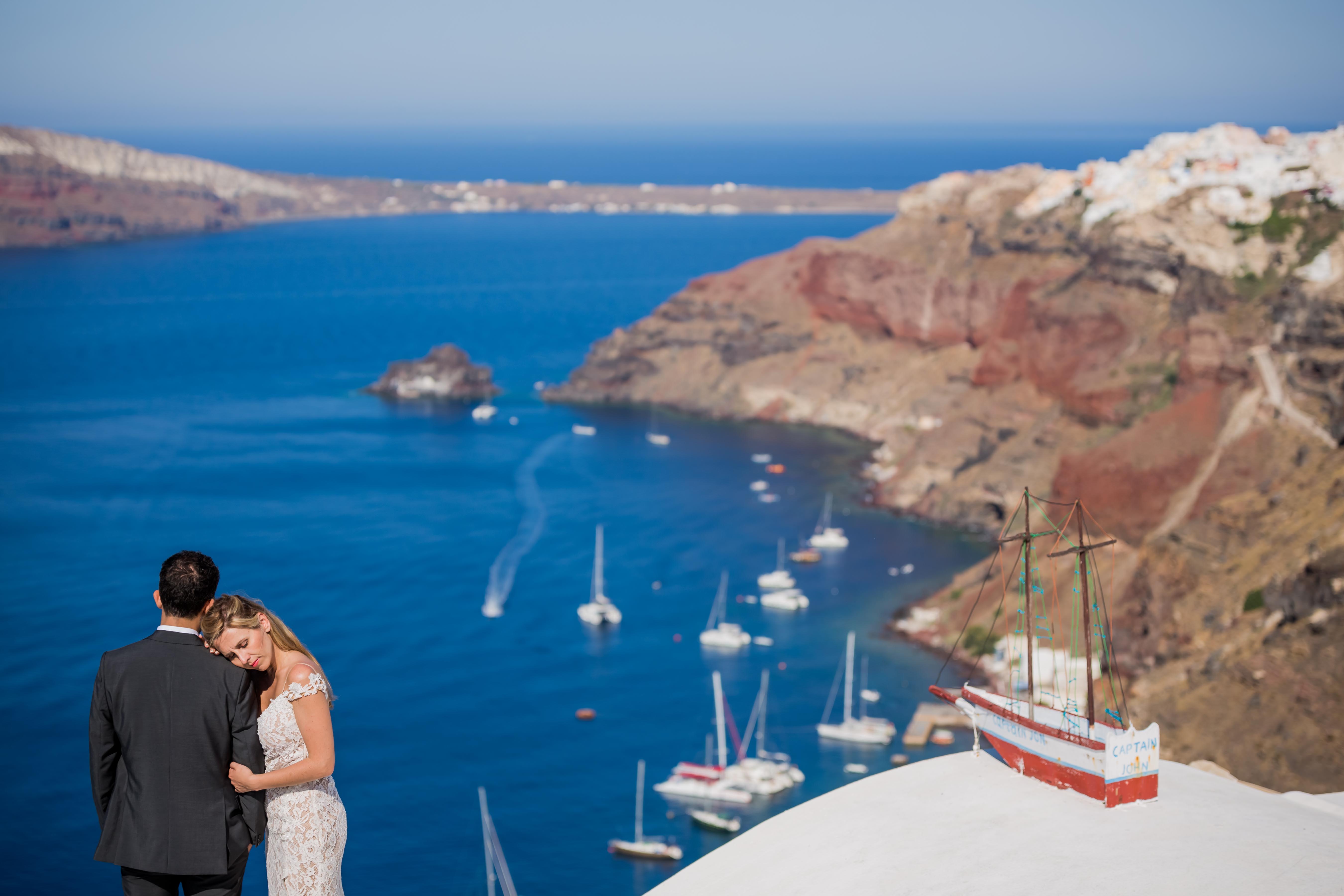 Fotografia do arquivo de Casamento em Santorini