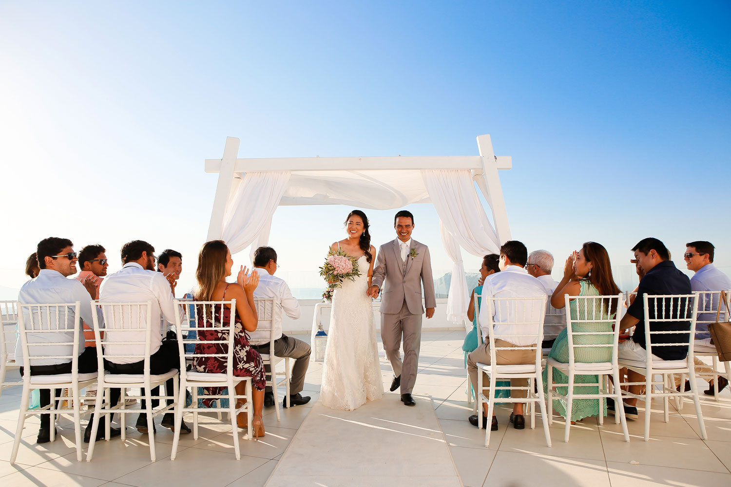 Casamento de Denise e Alessandri em Santorini