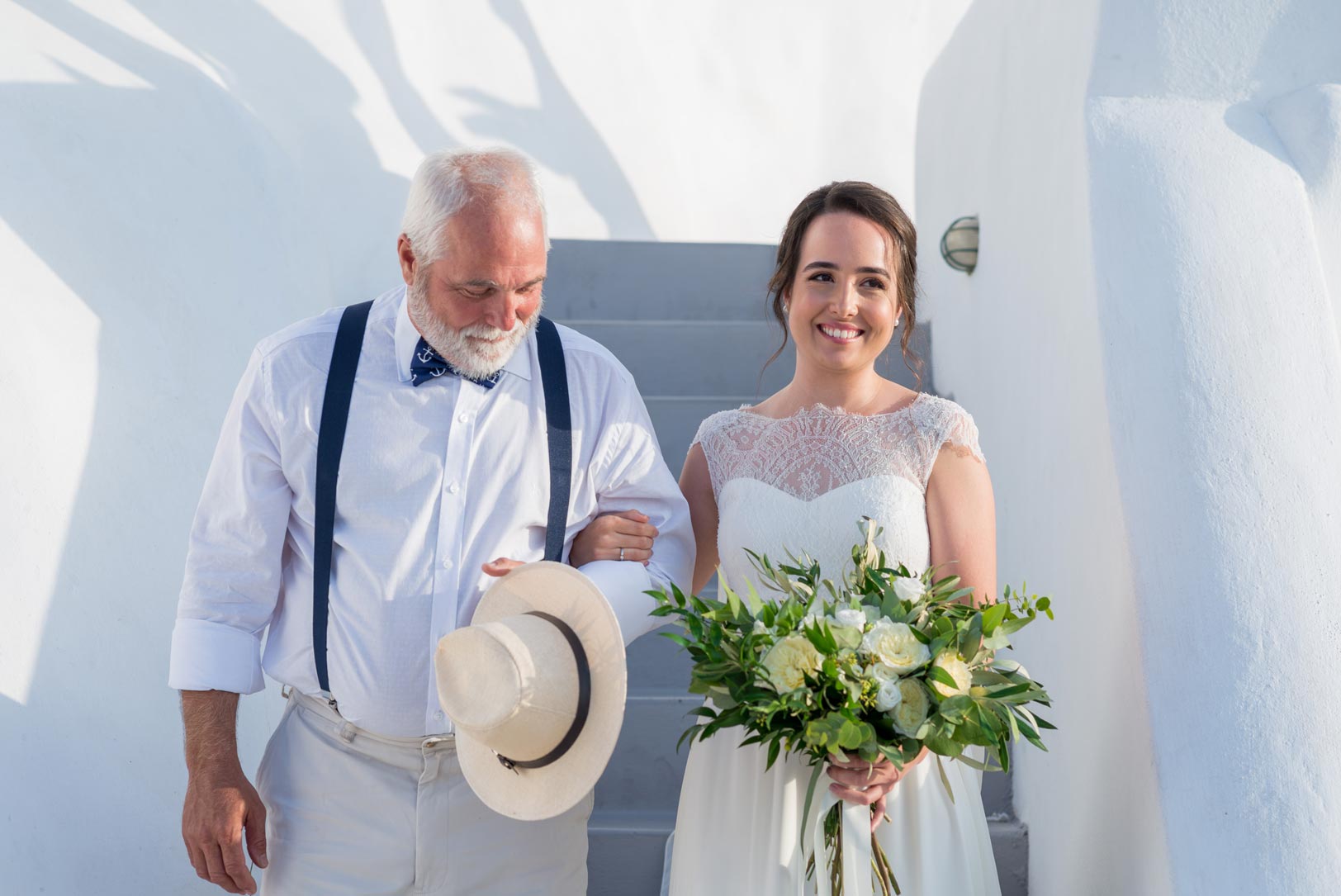 Casamento de Mariana e Stefanos em Santorini