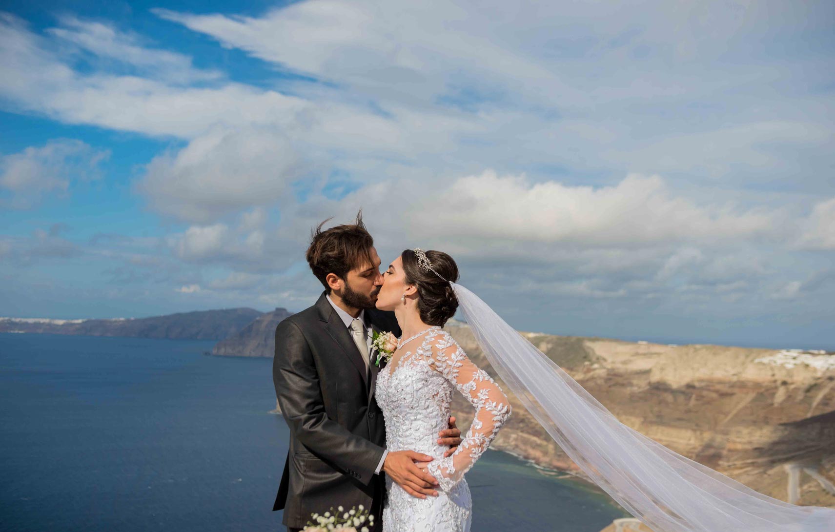 Casamento de Fernanda e Marcelo em Santorini