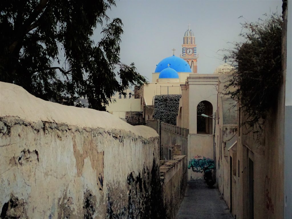 Vida em Santorini Grécia