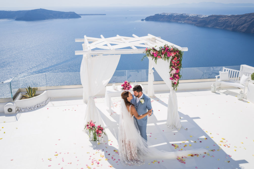 Casamento em Santorini