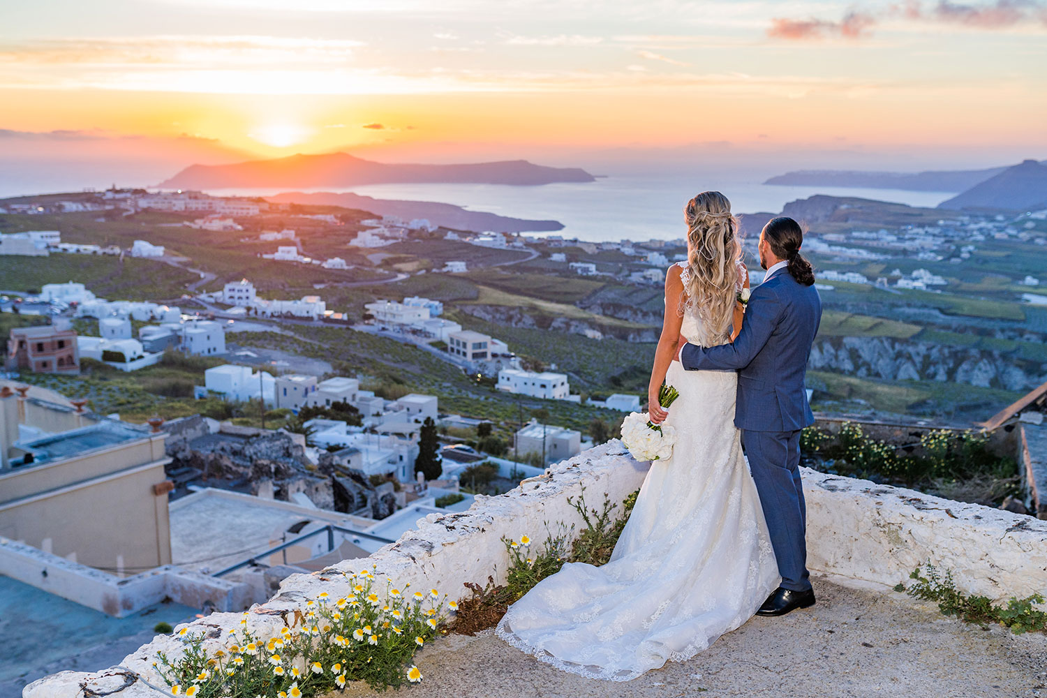 Casamento de Sabrina e Juliano em Santorini