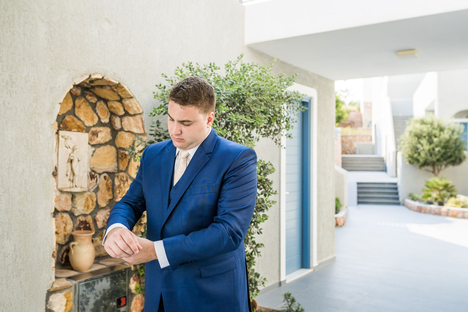 Casamento de Leticia e Gabriel em Santorini